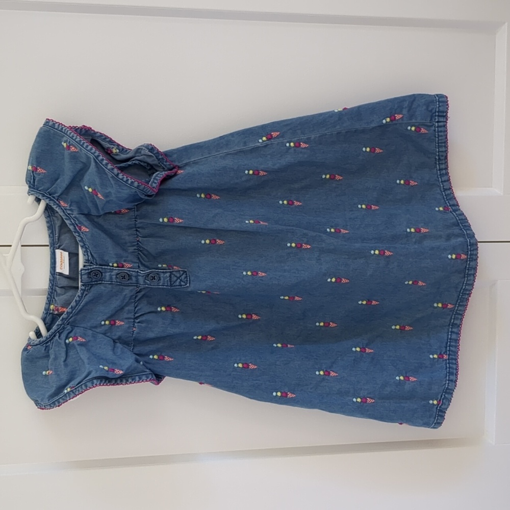 Ice Cream Embroidered Dress